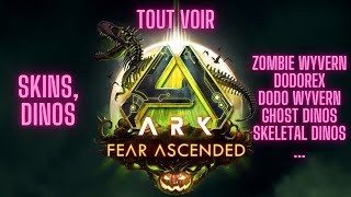 PRESENTATION SKIN DINOS dodorex zombie wyvern dodo wyvern  FEAR ASCENDED [upl. by Dnamron]