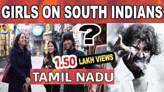 WHAT DELHI GIRLS THINKS ABOUT SOUTH INDIANS TAMIL NADU  DELHI GIRLS REACTIONS [upl. by Kadner64]