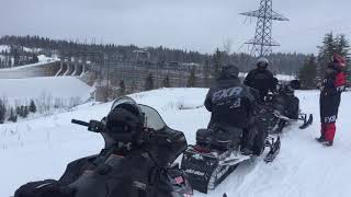 Overlooking Abitibi Canyon and hydro dam Cochrane Ontario [upl. by Stearne535]