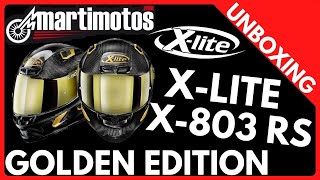 UNBOXING 🤩 XLite X803 RS GOLDEN EDITION  MARTIMOTOSCOM [upl. by Barnet]