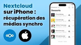 iPhone Récupérer vos médias Nextcloud et les synchroniser avec un nouvel iPhone [upl. by Holzman]