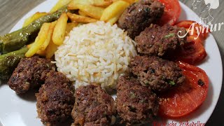 Türkische Frikadellen En lezzetli köfte tarifimeinerezepte [upl. by Adnalra]