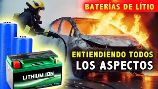 BATERÍAS DE LÍTIO Riesgos y peligros de incendio 🔥🔋 CLASE MAGISTRAL DE UN ING QUÍMICO litio [upl. by Notfa68]