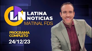 LATINA EN VIVO EDICIÓN MATINAL  DOMINGO 24 DE DICIEMBRE DE 2023 [upl. by Nonnair]