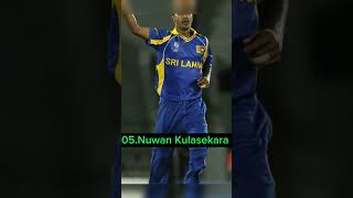 Top 10 Best bowlers in the Sri Lanka🏏🇱🇰 ශ්‍රි ලංකාවේ හොඳම පන්දු යවන්නන් 10 shorts top10 trending [upl. by Marijo]