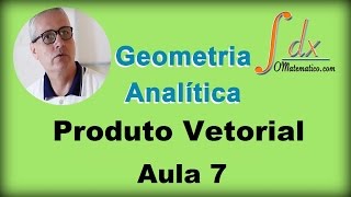 GRINGS  Geometria Analítica  Produto Vetorial  Aula 7 [upl. by Eitac]