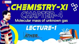 First year Chemistry Chapter No4 Numerical  Molecular mass of unknown gas [upl. by Atteuqram]