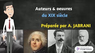 Auteurs et œuvres de 19ème siècle  Romantisme Réalisme Symbolisme [upl. by Cheslie]