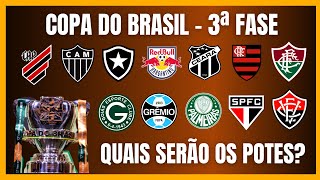 COPA DO BRASIL  POTES DO SORTEIO DA 3ª FASE [upl. by Alarick]