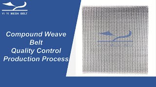 YIYI Compound weave Belt Quality Control Production Process [upl. by Snowber]