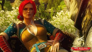 BEST ENDING  Geralt meets Triss at Corvo Bianco in The Witcher 3 Next Gen Toussaint DLC ending [upl. by Isidore814]