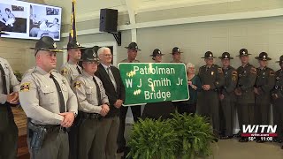 Carteret County fallen Patrolman bridge dedication [upl. by Langsdon]