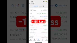 Long term investment zerodha live portfolio kpi green share latest news shorts [upl. by Hpesoj]