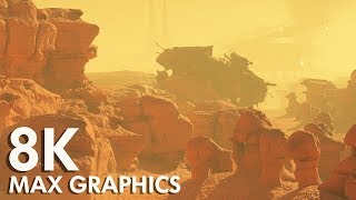 Geonosis 8K Real Life Graphics  Star Wars Battlefront II [upl. by Bumgardner]