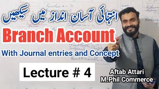 Branch account  advance accounting [upl. by Hannej]