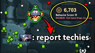 CAN YOU PLEASE STOP DOING THIS TO ME Techies players Behavior Score [upl. by Conny]