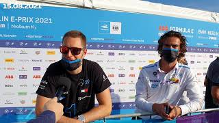 Berlin EPrix Stoffel Vandoorne Sunday Interview 15082021 [upl. by Lunsford]