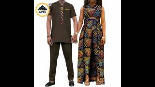 Dashiki Couple Outfits Stylish Kaftan Set httpssclickaliexpresscomeDCZr9zP [upl. by Enelrahc287]