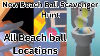 ALL Beach Ball Locations in the New Scavenger Hunt Update in Toilet Tower Defense Roblox [upl. by Akehs389]