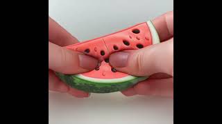 Squishy Watermelon Slice ASMR 3D Visual amp Tactile Delight [upl. by Themis]