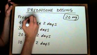 Community Pharmacy Prescriptions II Prednisone Dosing [upl. by Alyl635]