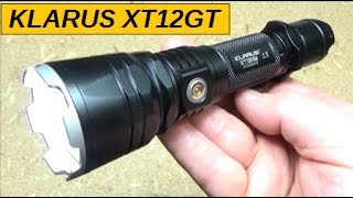 Klarus XT12GT 1600LM 600 Meters 25 OFF Excellent Tactical Light [upl. by Olds]