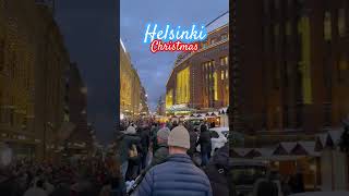 Walk Helsinki Christmas helsinki travel christmas [upl. by Oscar]