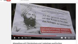 RE Ahmadiyya will Christentum und Judentum auslöschen [upl. by Ettennej615]