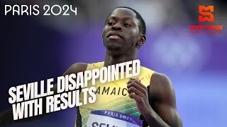 Paris 2024  Jamaicas Oblique Seville disappointed with Mens 100m final results  SportsMax [upl. by Howund]