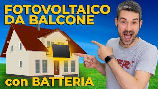 Bolletta dimezzata con questo fotovoltaico fai da te da balcone  EcoFlow PowerStream [upl. by Husch77]