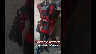 Actualización del disfrazcosplay del titán speakerman elitestudio cosplay titanspeakerman [upl. by Phillis]