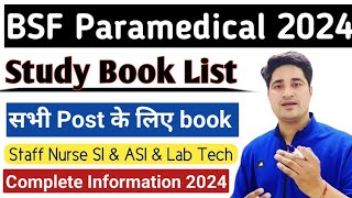 BSF SI Staff Nurse Recruitment 2024 Syllabus  BSF Paramedical Recruitment 2024 Syllabus [upl. by Alius]