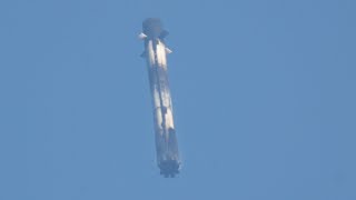 SpaceX  Awesome Boost BackEntryLanding Burns  USSF124 [upl. by Adal711]