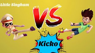 Little Singham VS Kicko Super Speedo  New Gameplay HD 2024 [upl. by Yraht]