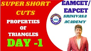 EAMCETEAPCET SHORT CUT METHODS DAY1 [upl. by Cagle]