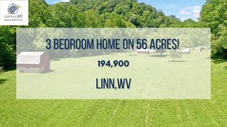 SOLD 56 Acre Farm with 3 Bedroom Home only 20 Minutes to Glenville State University [upl. by Ynnatirb]