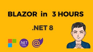 Blazor in NET 8 in 3 Hours  Blazor Server  WebAssembly  Entity Framework Core  ASPNET Identity [upl. by Ennirok]