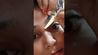 How I Shave My Eyebrows DIY Clean BrowsAt Home Eyebrow trimming Eyebrow FillingTinkle Razorshorts [upl. by Kelila]