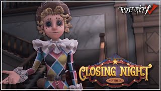 quotClosing Nightquot Part 1 Playthrough Hullabaloo Storyline  Identity V [upl. by Eyr]