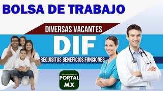 🔰 Bolsa de trabajo DIF 20222023 POSTULATE ☑️ Requisitos BENEFICIO Documentación [upl. by Noraj]