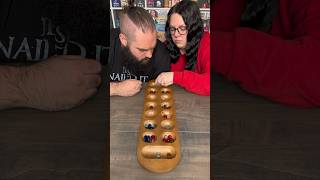 This Game Is So Satisfying Come Play Mancala With Us boardgames couple [upl. by Atronna]