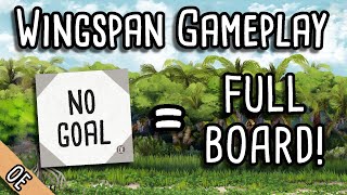 Wingspan Gameplay  No Goal Round 1 leads to a full board [upl. by Annuaerb]