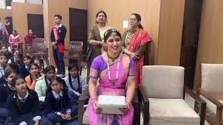 Bharatnatyam Dance in GMSSS10 [upl. by Saltsman]