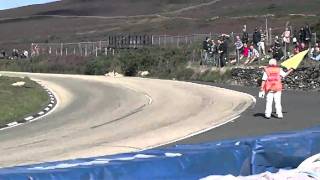 manx gp newcomers race 2010 Andy Fenton crash [upl. by Krid]