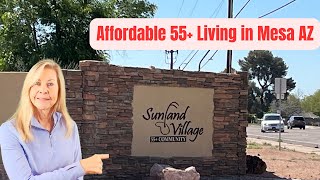 Affordable 55 Communities in Mesa AZ  Sunland Village [upl. by Atiuqaj]