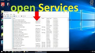 How to open services in Windows [upl. by Marni]