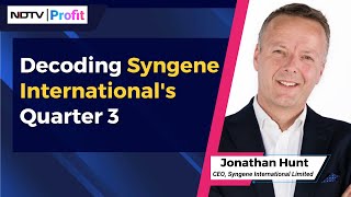 Earnings Edge  Syngenes Jonathan Hunt On Q3 Performance  NDTV Profit [upl. by Nivle]