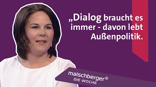 Baerbock rechtfertigt quotWeihnachtsgeldquot  maischberger die woche [upl. by Schnorr]