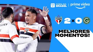 SÃO PAULO 2 X 0 GOIÁS  Melhores Momentos  Copa do Brasil 2024 [upl. by Warthman832]