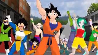 Dragon Ball z Dancing o bailando Thriller Michael jackson [upl. by Nwavahs]